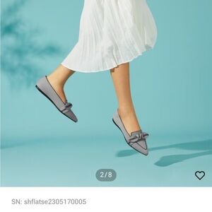 Vivaia Pointed-Toe Bow Loafers (Michelle 2.0)